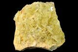 4.7" Yellow Barite Crystal Cluster - Peru - #169088-1